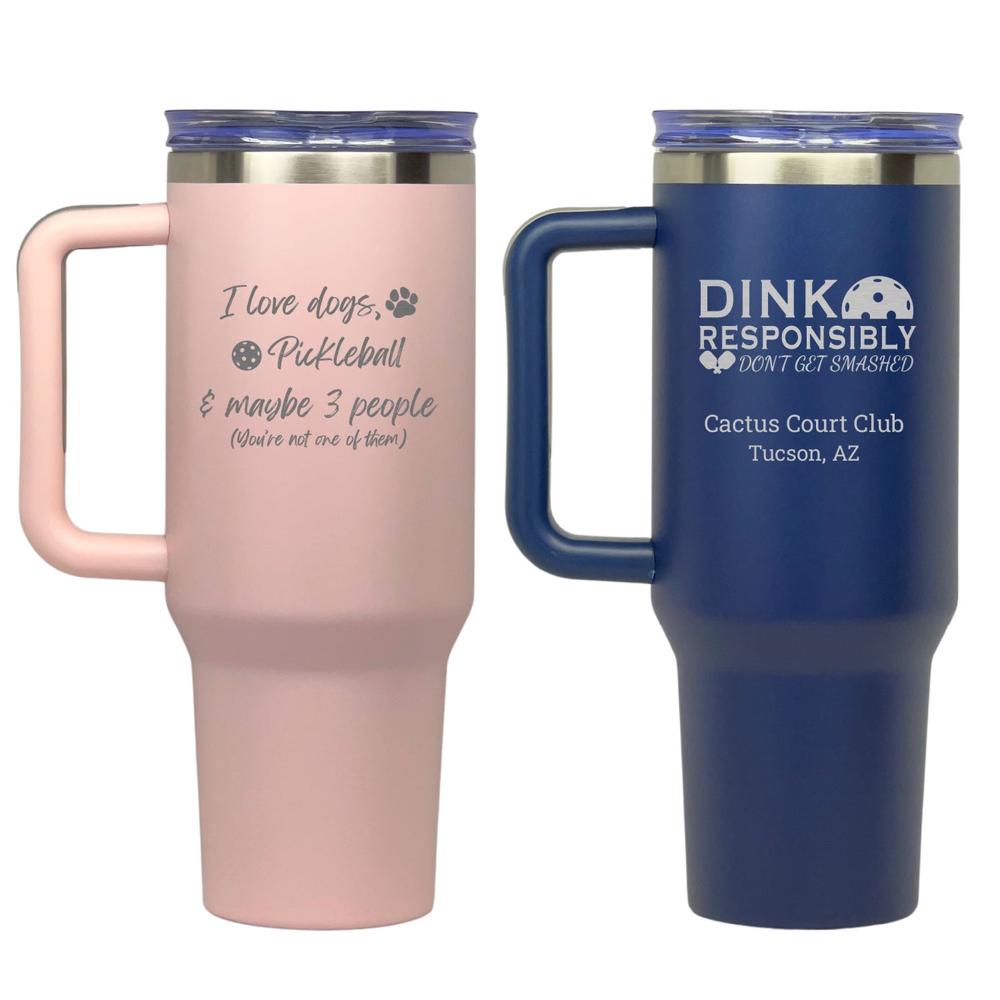 40oz Tumblers | Pickleball 4-Pack
