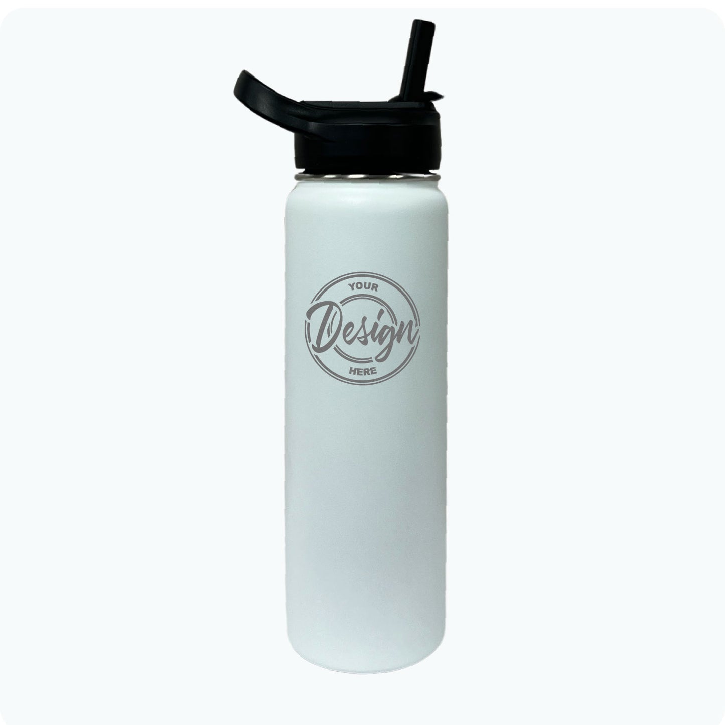 Toccoa 24oz Water Bottle | White
