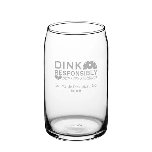 16oz Beer Can Glass | Pickleball 4-Pack