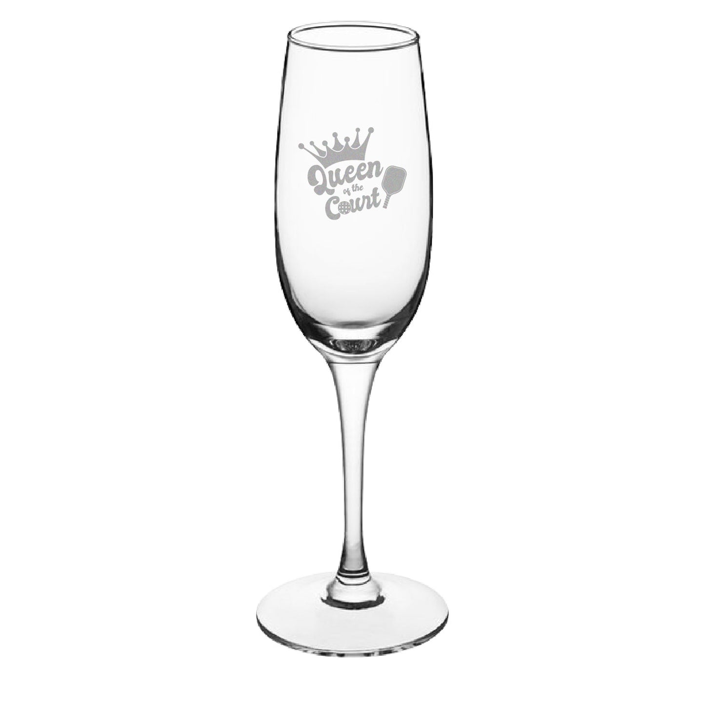 8oz Champagne Glass | Pickleball 4-Pack