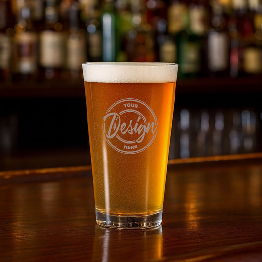 Pint Glass – 16oz | Custom Etched