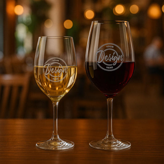 Wine Glass – 16 oz & 19 oz | Custom Etched