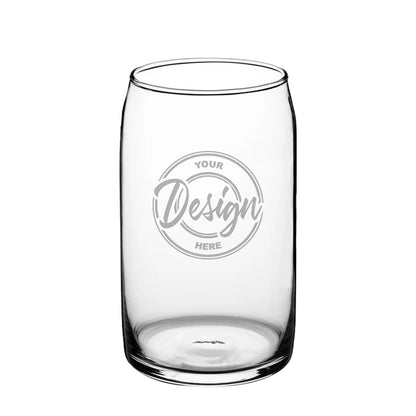 Beer Can Glass – 16 oz | Custom Etched