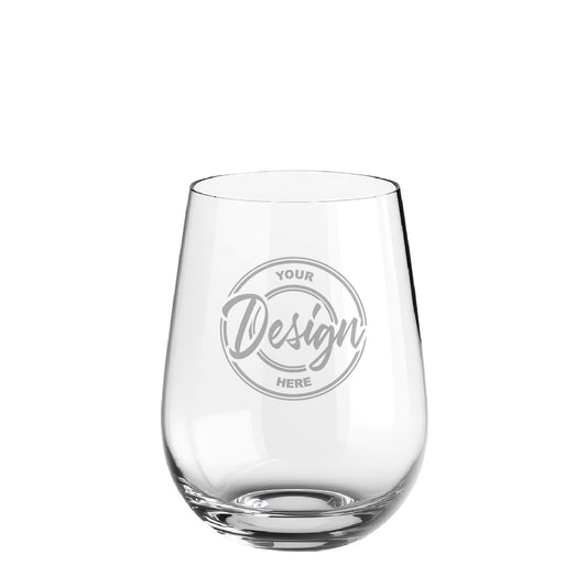 Stemless Wine Glass – 17 oz | Custom Etched